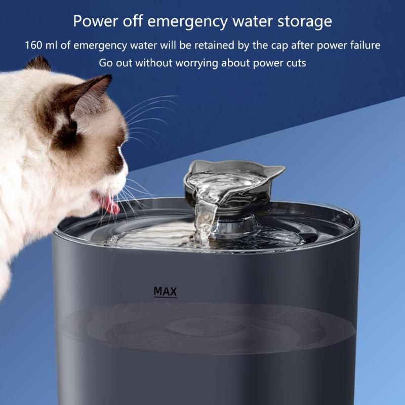 Katzen Trinkbrunnen Hunde Wasserspender Großes Fassungsvermögen Super Leise Automatische Stille Tränke Geschenk für Katzen