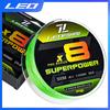 Pe New 8strand Wild Leofishing Linie de Pescuit cu Aruncare la Distanță Lungă 150300m Linie de Pescuit Raid Linie Multifilament Accesorii Instrumente High Light