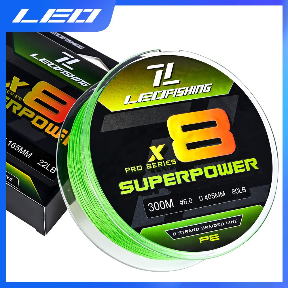Pe New 8strand Wild Leofishing Linie de Pescuit cu Aruncare la Distanță Lungă 150300m Linie de Pescuit Raid Linie Multifilament Accesorii Instrumente High Light