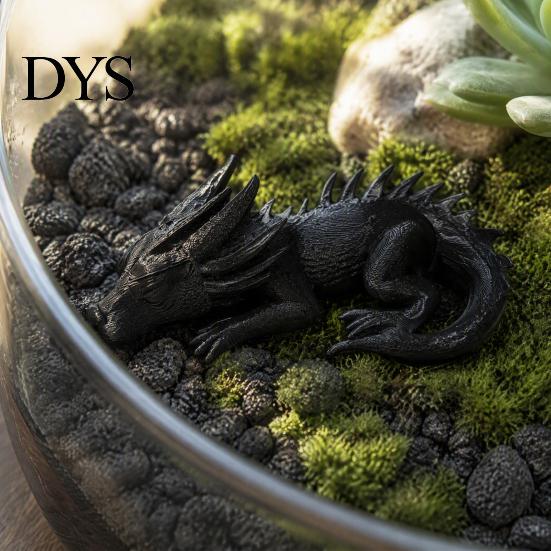 Unique Birthday Gifts for Men Women 3D Printed Baby Dragon Figurine, Cute Sleeping Statue, Creative Dormant Models Fantasy Figure Ornament Home Office