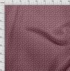oneOone Cotton Flex Dark Magenta Fabric Fox Diy Clothing Quilting Fabric Print Fabric By Yard 40 Inch