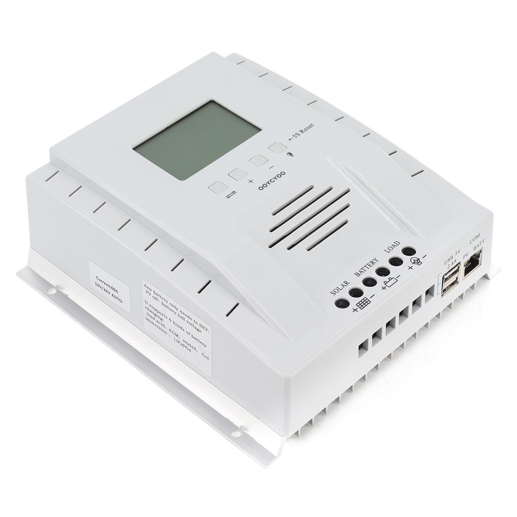 Solar Controller MPPT Solar Regulator 60A 12V 24V Maximum Input 100V Solar Charge Controller