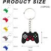 6PCS Video Game Controller Keychains, Mini Games Handle Keychain Pendant Favors, Games Controller Handle Key Ring Gift Charm for Women Men