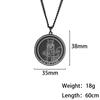 LIKGREAT Gold Color The Cups Tarot Necklace Men Stainless Steel Jewelry Minor Arcana Talisman Pendant Lucky Amulet Birthday Gift