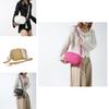 New Trendy Lychee Pattern Pu Street Fashion Shoulder Messenger Bag Women 2023 Winter Versatile Small Square Bag