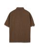 Connect Kinrock Loose Fit Seersucker Short Sleeve Shirt (Brown)