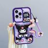 KEYSION Shockproof Case for HONOR 200 Lite 5G with Lanyard Soft Silicone Cute 3D Cartoon Doll Phone Cover for Huawei Honor 200 Lite