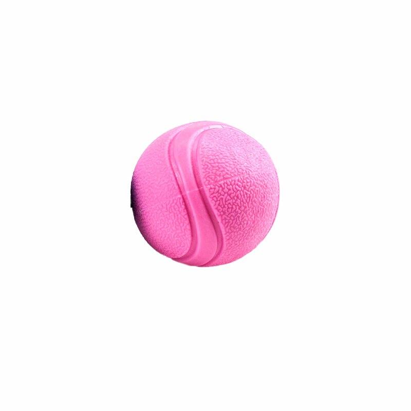 Dog Toy Bouncy Bite Resistant Solid Ball Rubber Chewing Toy Outdoor Throwing Retrieve Dog Training, Without Battery