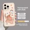 Orange Kleiner Elefant Apfel 17 Pro Max Handyhülle 17 Pro Niedlich Luft Transparent TPU Stoßfest 17 Schutzhülle 16