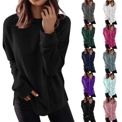 Women's Casual  Sweatshirt Loose Soft Long Sleeve Pullover Tops Pullover Ladies Tops