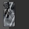 Twelve Constellations Glass Case For Samsung Galaxy A52 A71 A50 A51 A70 A21s A31 A72 A10 A12 A30 A22 5G Phone Cover