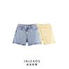 Jnleaog Autumn New Women Clothes Western Style French Style Design High Waist Double Placket Waist Demin Shorts 5862151
