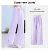 WEZHO Women's High-Waist UV Protection Wide-Leg Sport Pants