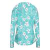 Women's Lightweight Hooded Sun Protection Jacket Full Zip Long Sleeve with Pockets Floral Print Casual Outdoor Lightweight Cover Up