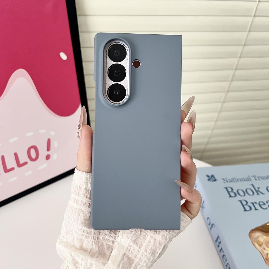 Luxury Ultra Slim Hard Back Case for Samsung Galaxy Z Fold 7/6/5/5G/ZFold7/Z Fold 3/4/5 Shockproof Candy Solid Color Cover