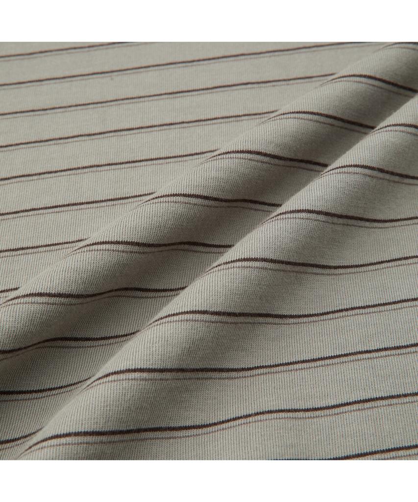 Silijeu Dyed Stripe Short Sleeve T-Shirt Satam26751Gyx