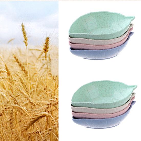 Creative Leaf Shape PP Seasoning Dish Sauce Vinegar Mini Plate Tool