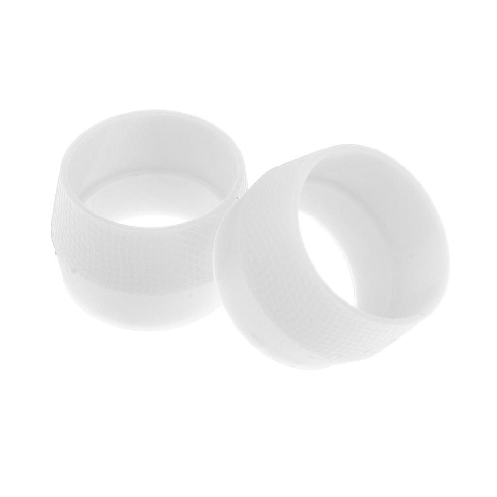 

2-part Silicone Fastening Sleeve for Handlebar Tape for Bike белый