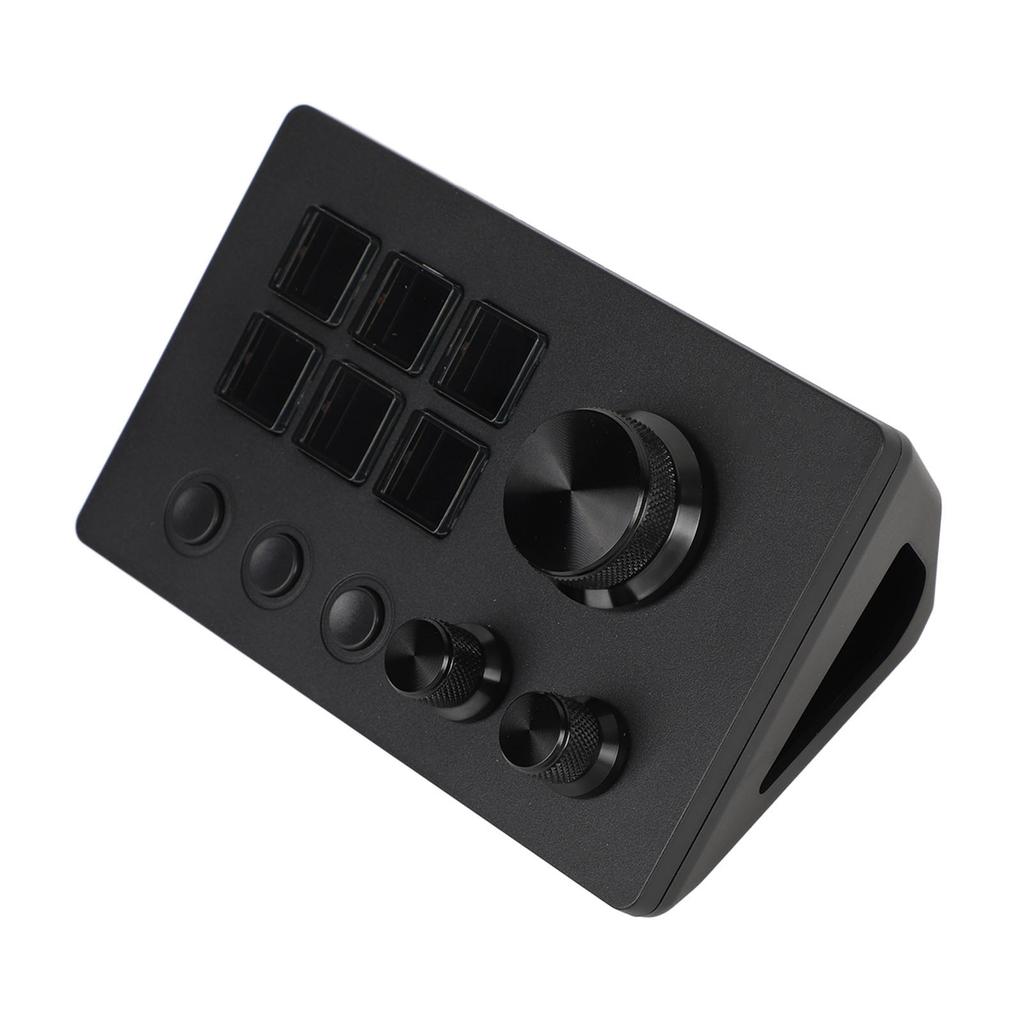 Visuelle Tastatur mit Drehreglern 6 Tasten LCD Benutzerdefinierte Taste Visuelle Tastatur für OBS für Twitch für OS X PC