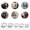Stainless Steel Hose Clamp Set, Rustproof, American Style, 20pcs Bagged