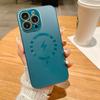 Luxusní jednobarevné matné magnetické zadní kryty pro iPhone 14 13 12 11 Pro Max Plus s ochrannou fólií na objektiv Magsafe pouzdro na telefon