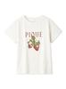 Gelato Pique Strawberry PWCT251283 OWHT Free Size One-Point T-Shirt Women's