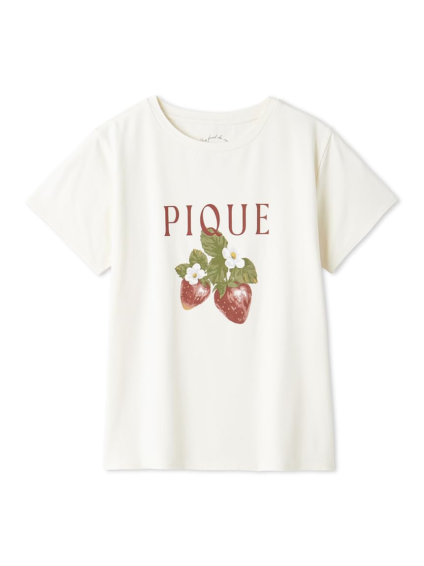

Gelato Pique Strawberry PWCT251283 OWHT Free Size One-Point T-Shirt Women s