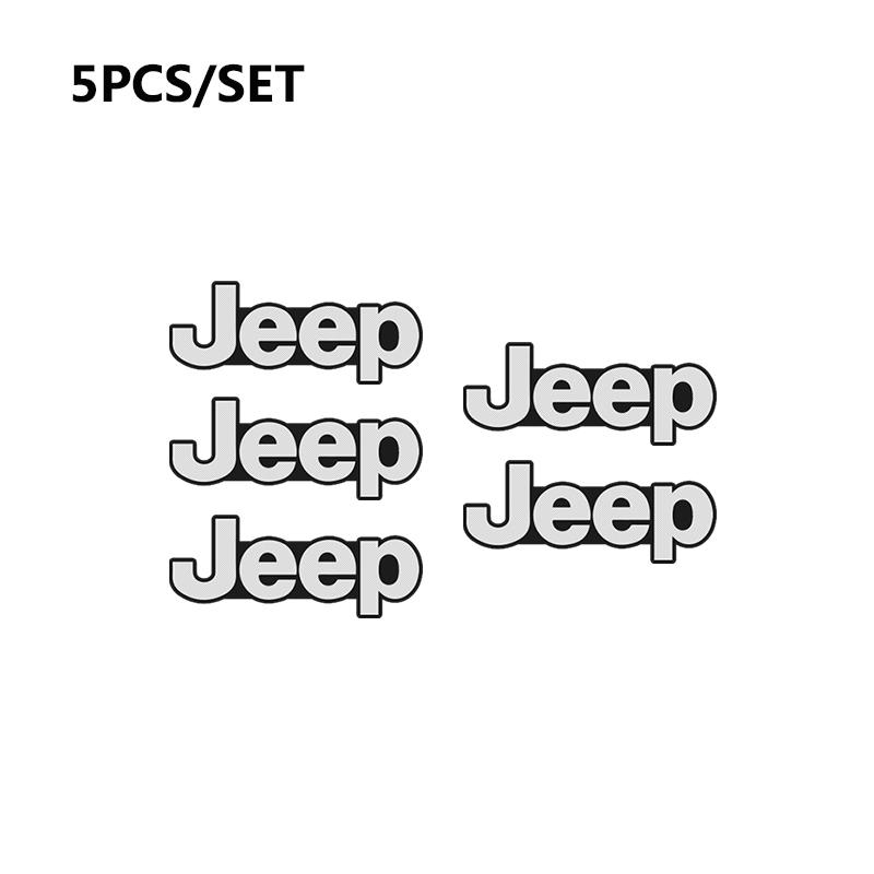 

Cup Holders Car Audio Speaker Decorate 3D Aluminum Badge Emblem Sticker For Jeep Grand Cherokee Wrangler JK Gladiator Compass Re