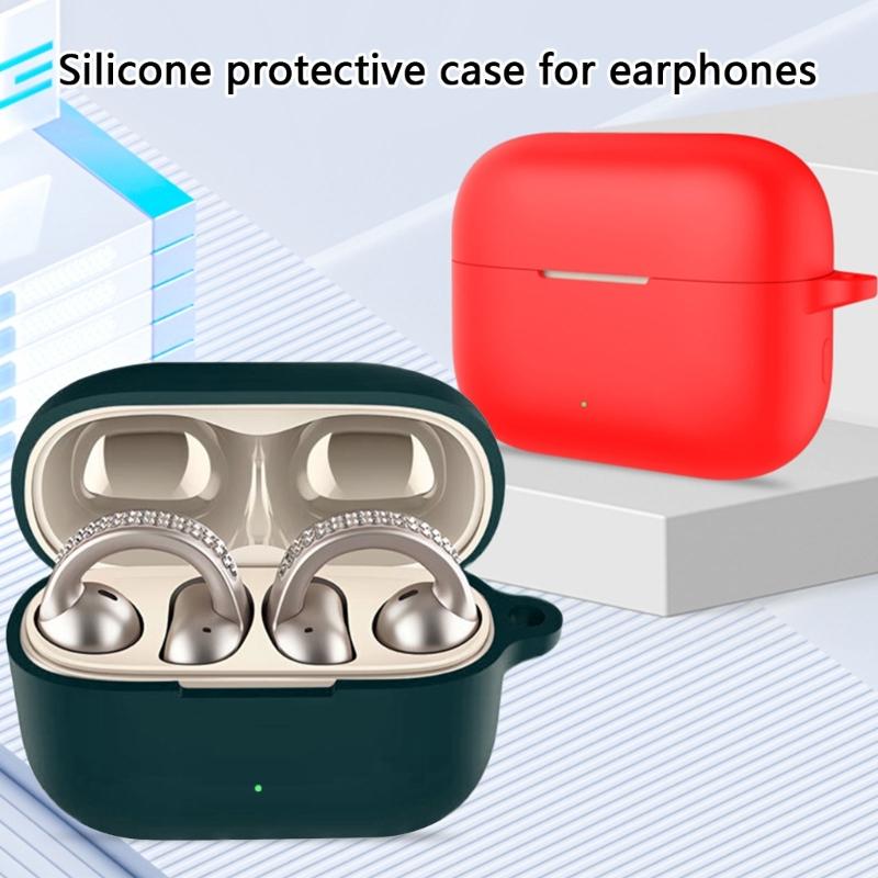 Headphone Shockproof Housing Skin-friendly Guarding Washable Shell Nonslip for Buds Clip Keep Safe From Accidental Drop