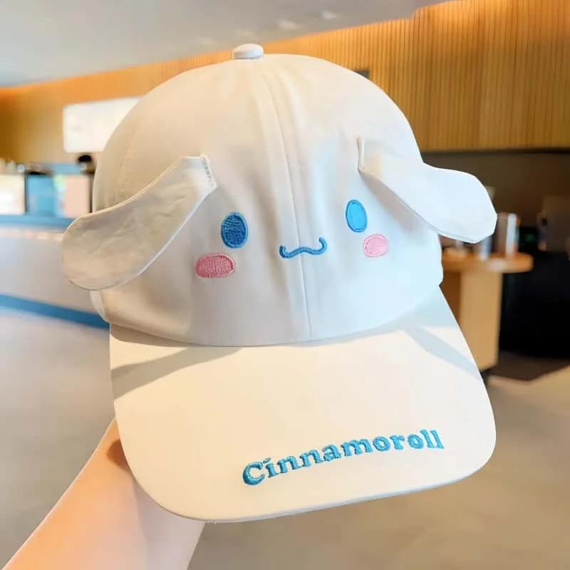 SanrioKulomi Cartoon Sun Protection Baseball Cap Summer UV Protection Cute Casual Stylish Breathable Adjustable Sun Hat