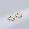 Authentic S925 Sterling Silver Heart Zircon Earrings for Women Sweet Exquisite Design Fashion Jewelry