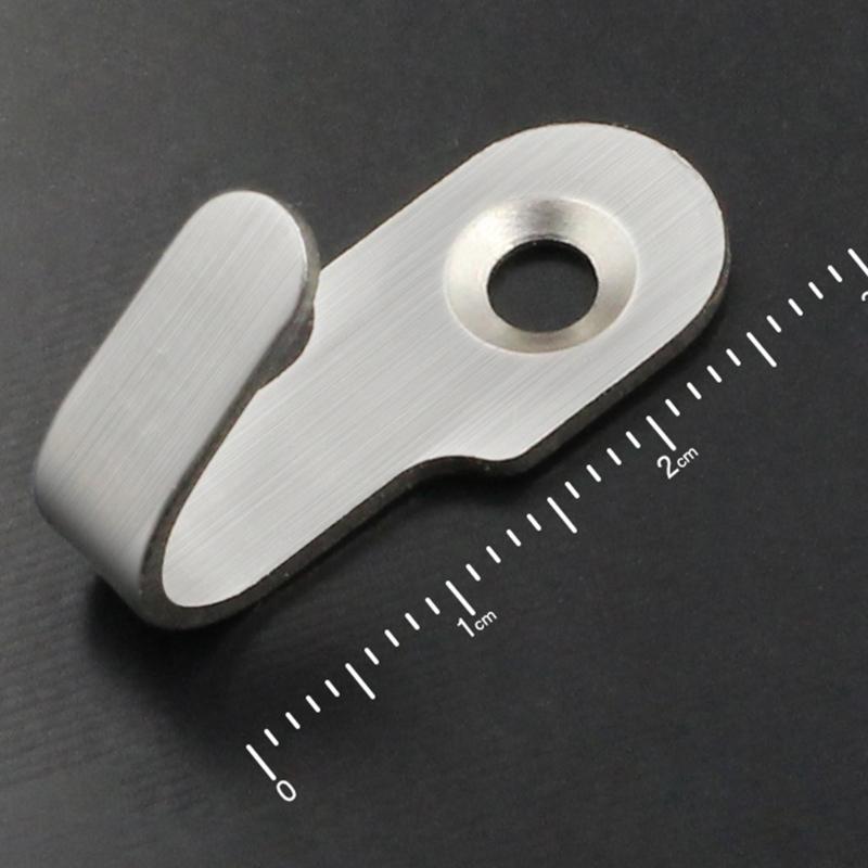 Space Saving Stainless Steel Hook 10 Pack Rusts Resistant Hook Ideal For Mounting On Walls Door And Cabinets