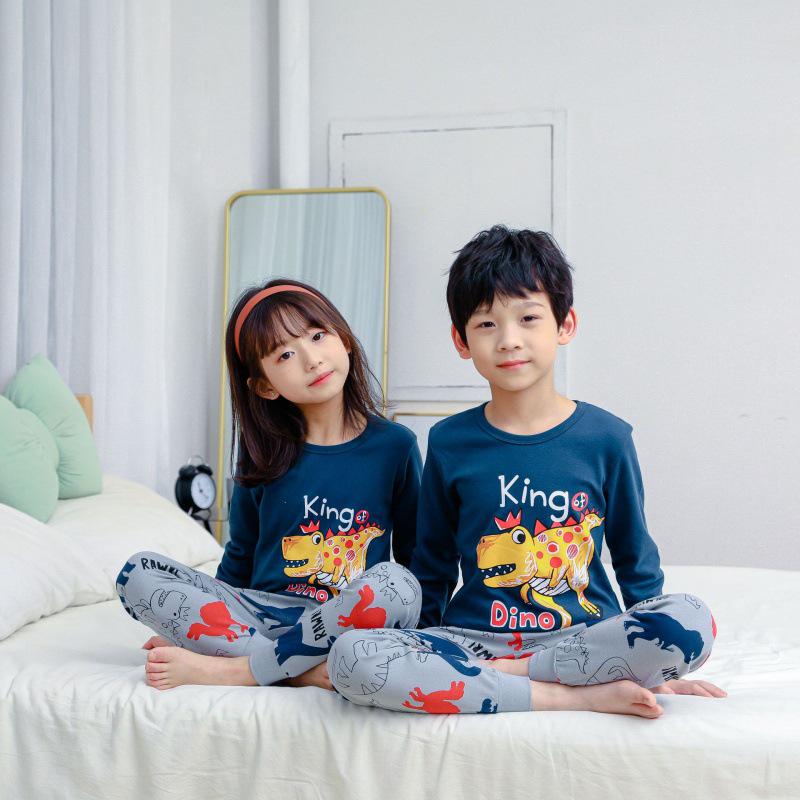 Children's Pure Cotton Underwear and Pajama Set for Girls and Boys – Autumn/Winter Collection