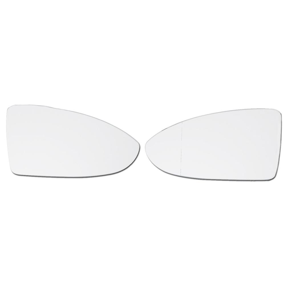 Sidespeilglass for Golf MK7 2012-2019 Høyre/Venstre Automatisk Erstatningstilbehør med Varmefunksjon