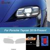 Per Porsche Cayenne 958 Macan Panamera 971 Taycan 911 Pellicola Protettiva Fari Auto Vinile Oscurato Nero Fumè Adesivo Trasparente