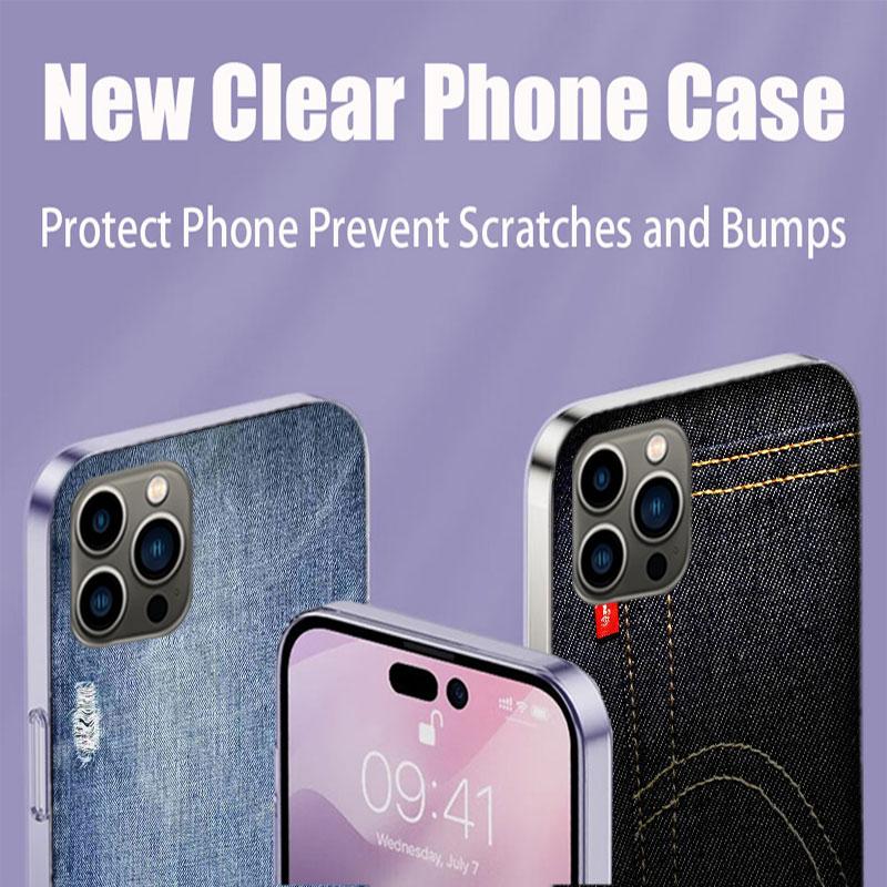A Stylish Pair of Jeans Phone Case For Iphone 17 Air 15 Pro 14 Plus 16 Pro Max 17E 16E 12 13 Mini 11 Cover Cute Fundas