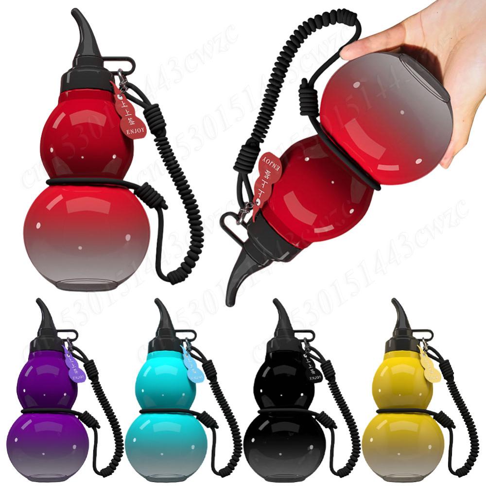 

800ML Sports Gourd Water Bottle Vintage Chinese Retro-Inspired Gourd Water Bottle Water Kettle Travel Water Bottle for Game Fans красный