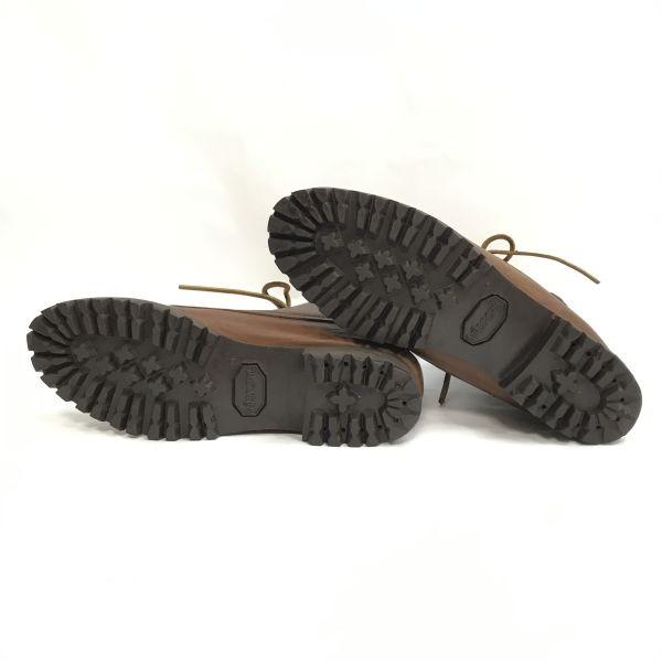 Ralph Lauren Leder Schnürstiefel Braun Größe 23.5-24.5 Vibram Sohle Vintage(GEBRAUCHT)