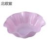 Lotus Leaf Edge Fruit Plate Plastic Candy Plate Living Room European Melon Seed Fruit Pot Snack Fruit Box Household Dried Fruit Plate