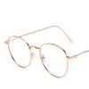 Photochromic  Anti Blue Light Glasses Fashion Circular Glasses Frame UV Protection Outdoor Beach Sunglasses For Men Women