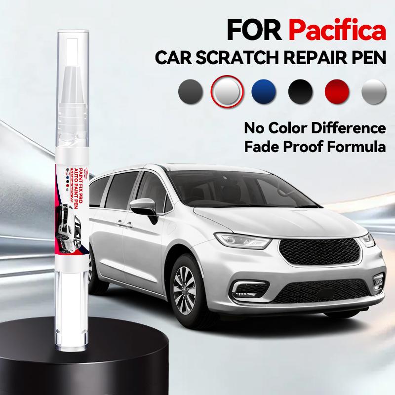 Pisak do naprawy lakieru samochodowego Dla 2004-2025 Chrysler Pacifica/ Pacifica PlUG-IN Hybrid Akcesoria do naprawy rys lakieru Biały GW7 Czarny