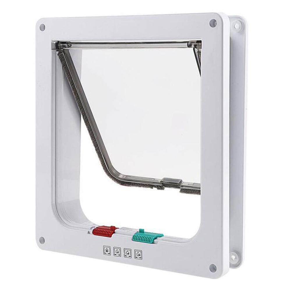 Flap Cats Door Pet Door Controllable Access Way Small Dogs Flap Door Dog Kitten House Security Door for Wall Pet Door