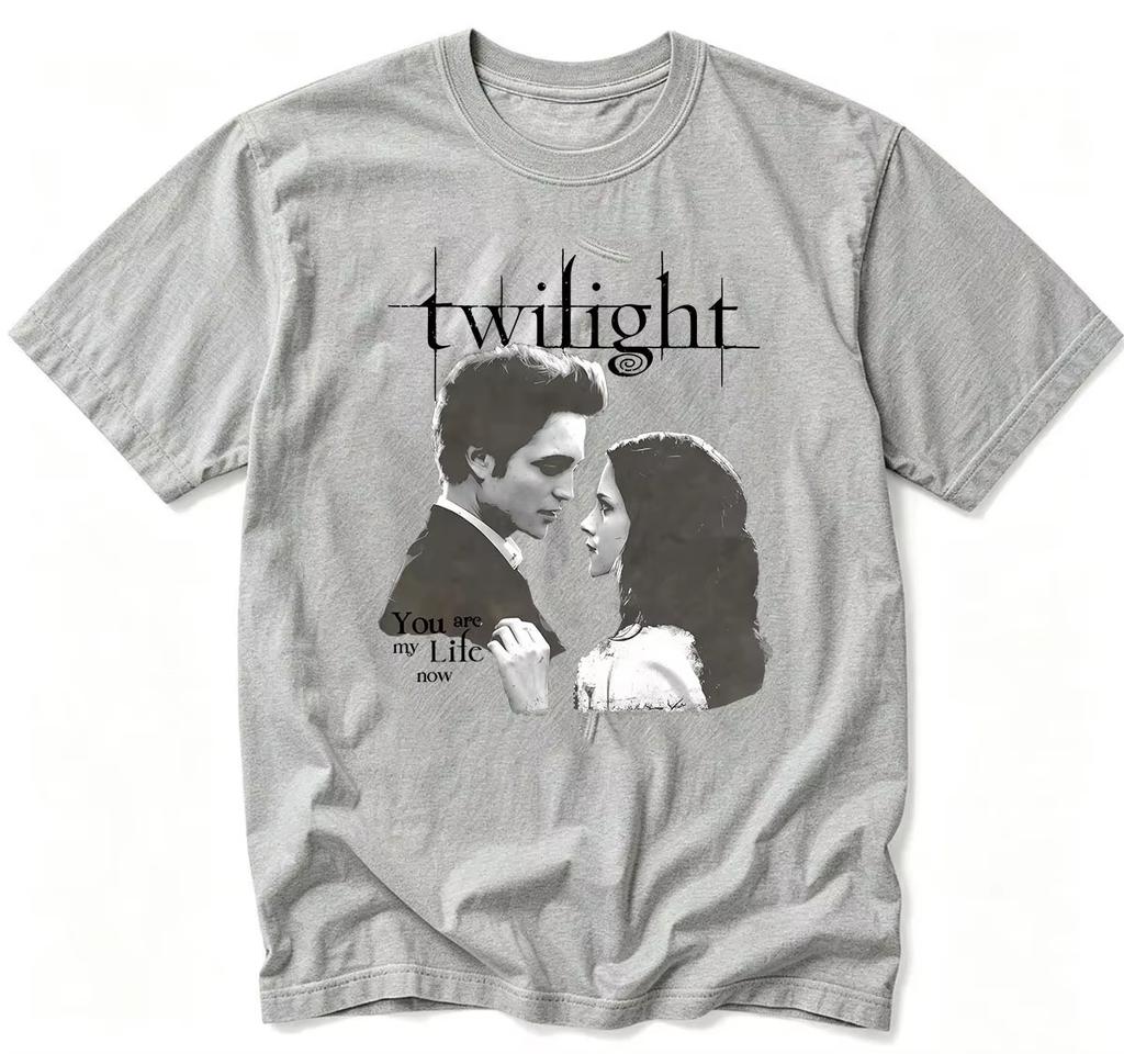 Summer 2026 Movie Twilight Edward Graphic T Shirt Unisex Unisex Harajuku Hip Hop Punk Tshirt Hip Hop Streetwear Oversized Tshirt