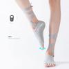 Lace-up Five Fingers Socks Dot Glue Toe Yoga Socks Simple Pilates Socks Women  Women
