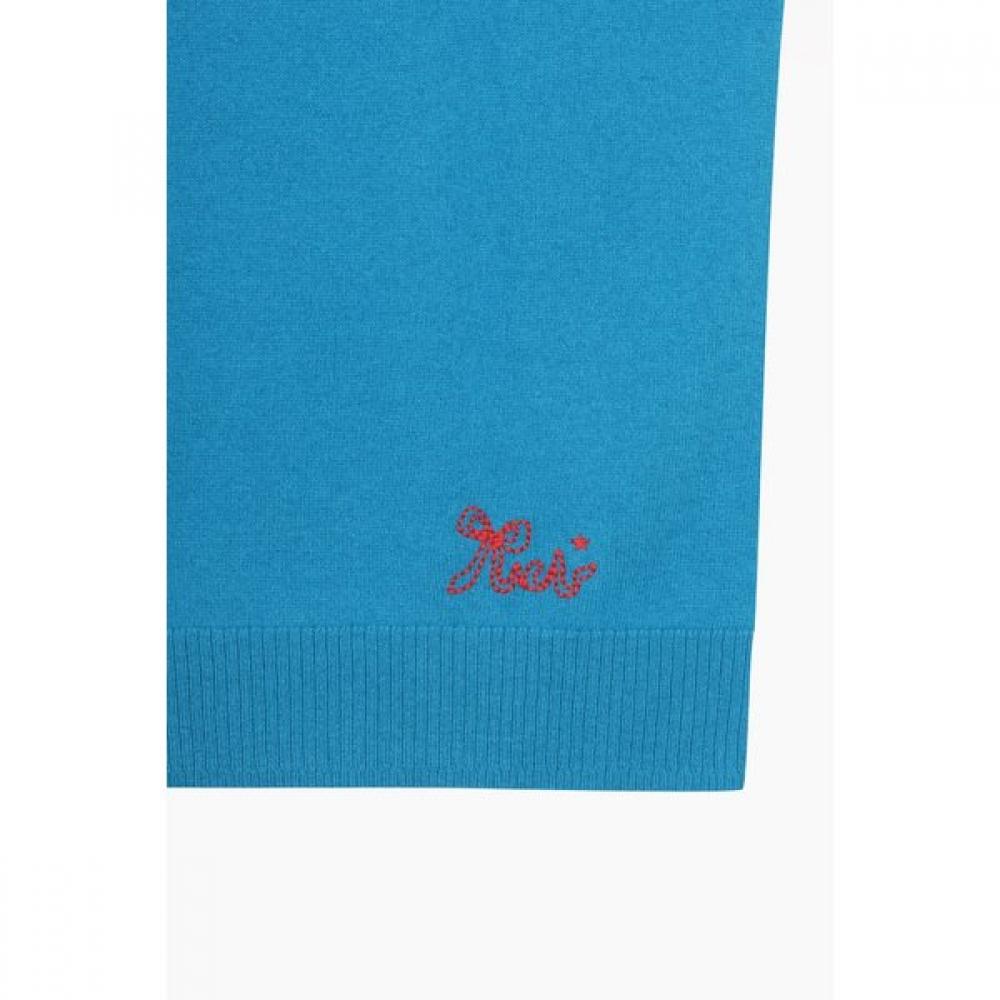 Benetton Wool Knit Block Sleeve Bakpf9561