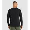 Gymshark CresT Long Sleeve T shirT Black A1a9e Bbbb