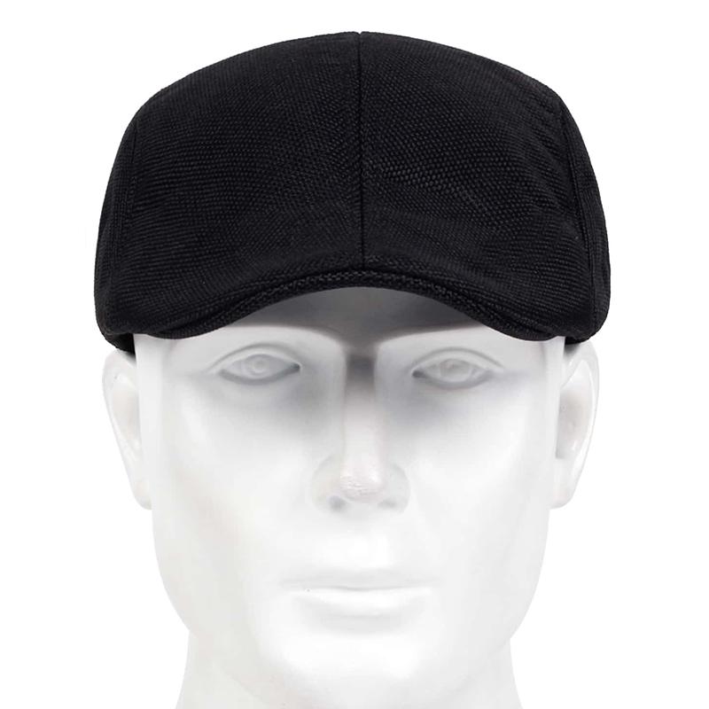 Herren Baskenmütze Sommer Atmungsaktive Leinenmütze Damen Zeitungsjungenmütze Outdoor Sport Trucker Hüte Hip Hop Caps