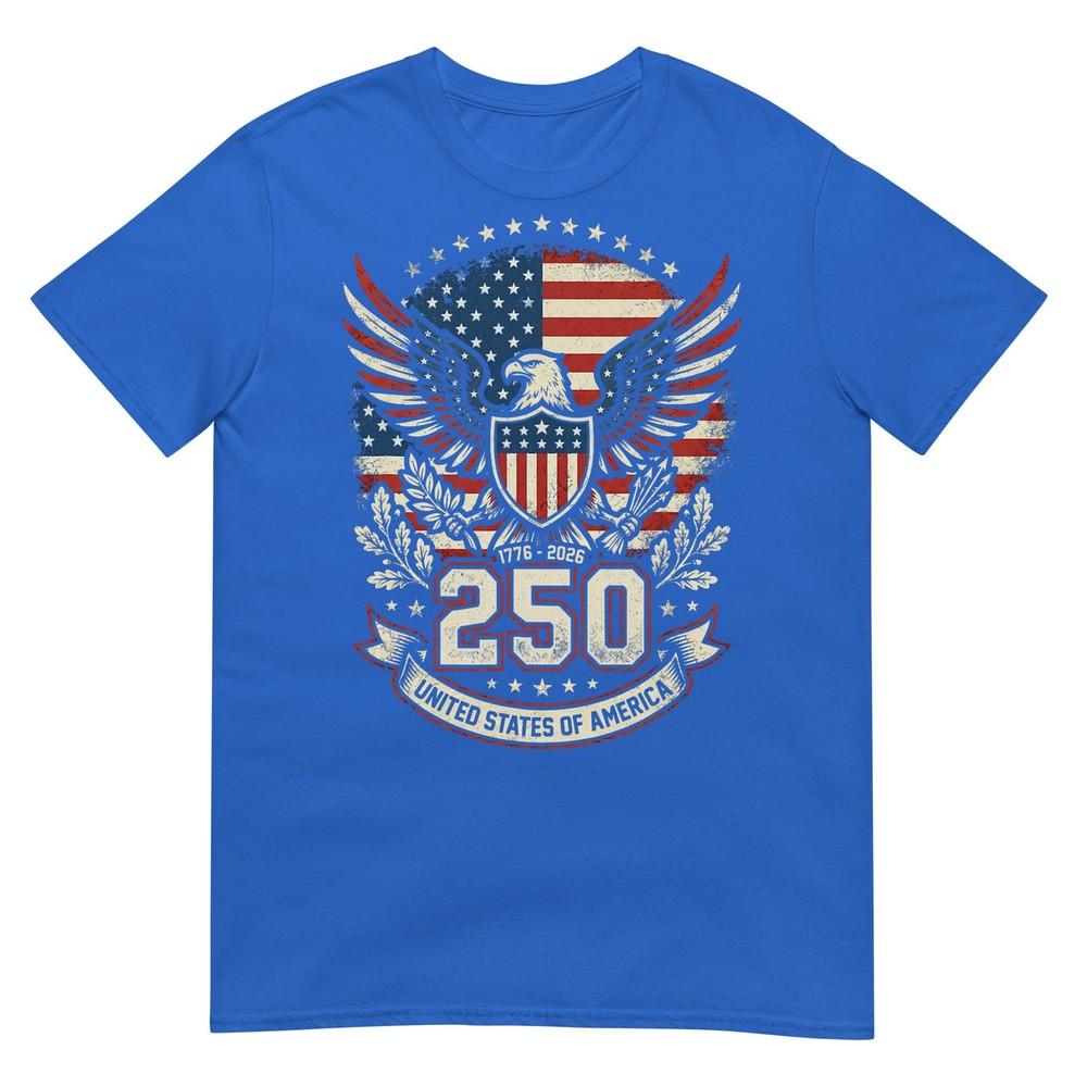 Patriotic 250 Years Usa 250 Anniversary American 4th Of July TShirt