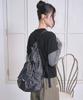 The Green Lab Ribbon String Dot Backpack [Grey]