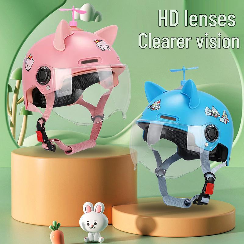 3C Certified Kids' Safety Helmet for Electric Scooters, Motorcycles, Ages 4-14, Free Shipping